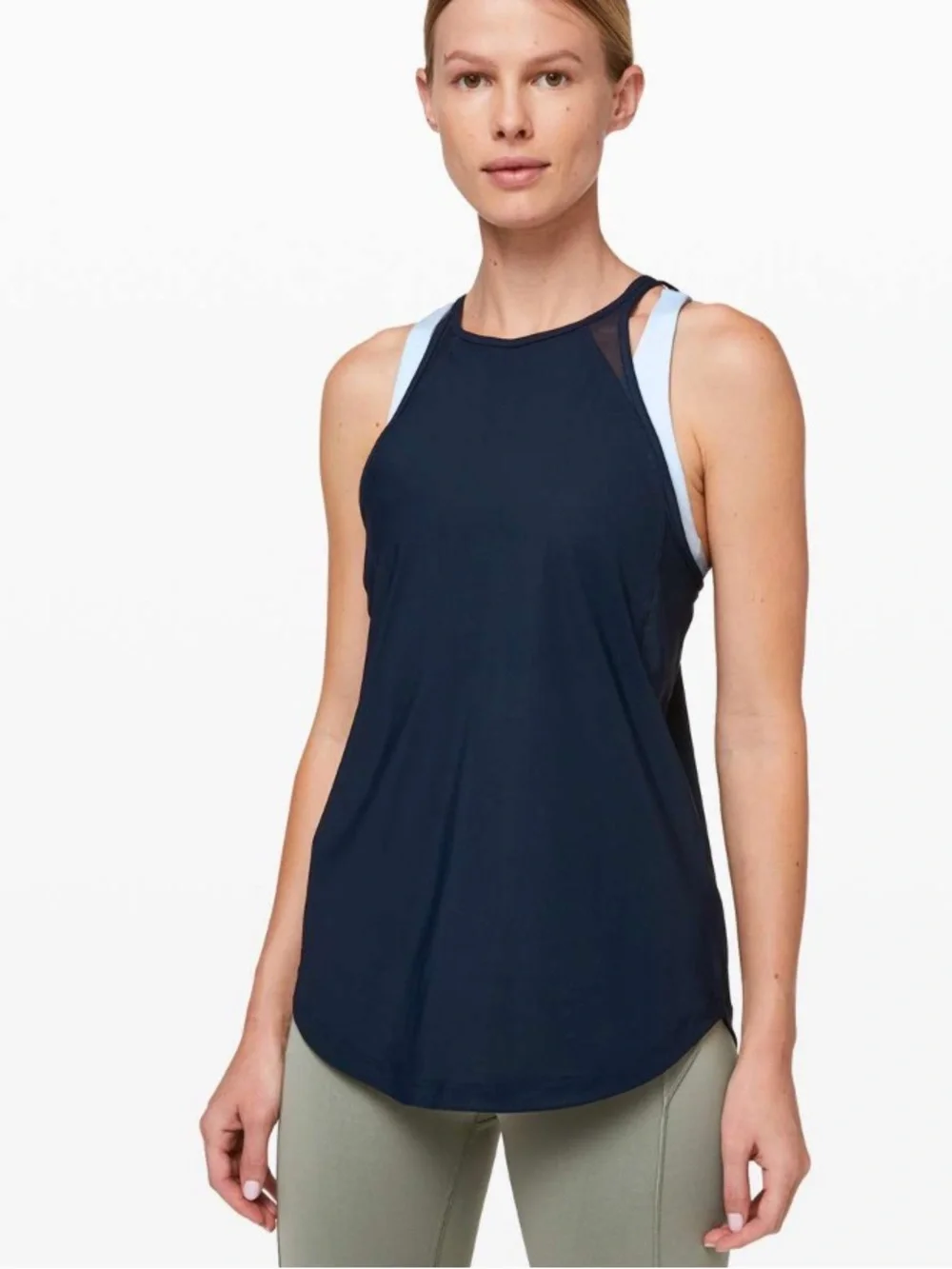 Lululemon Run Off-Route Tank True Navy Size Medium Running